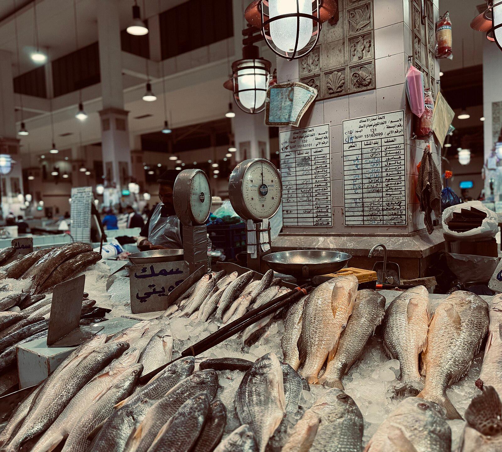 Kuwaiti fish in Souq Sharq in Kuwait.3